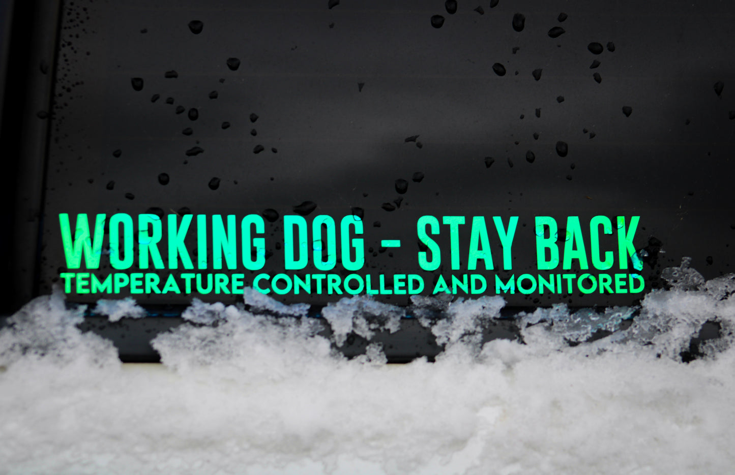 "Working Dog" Decal