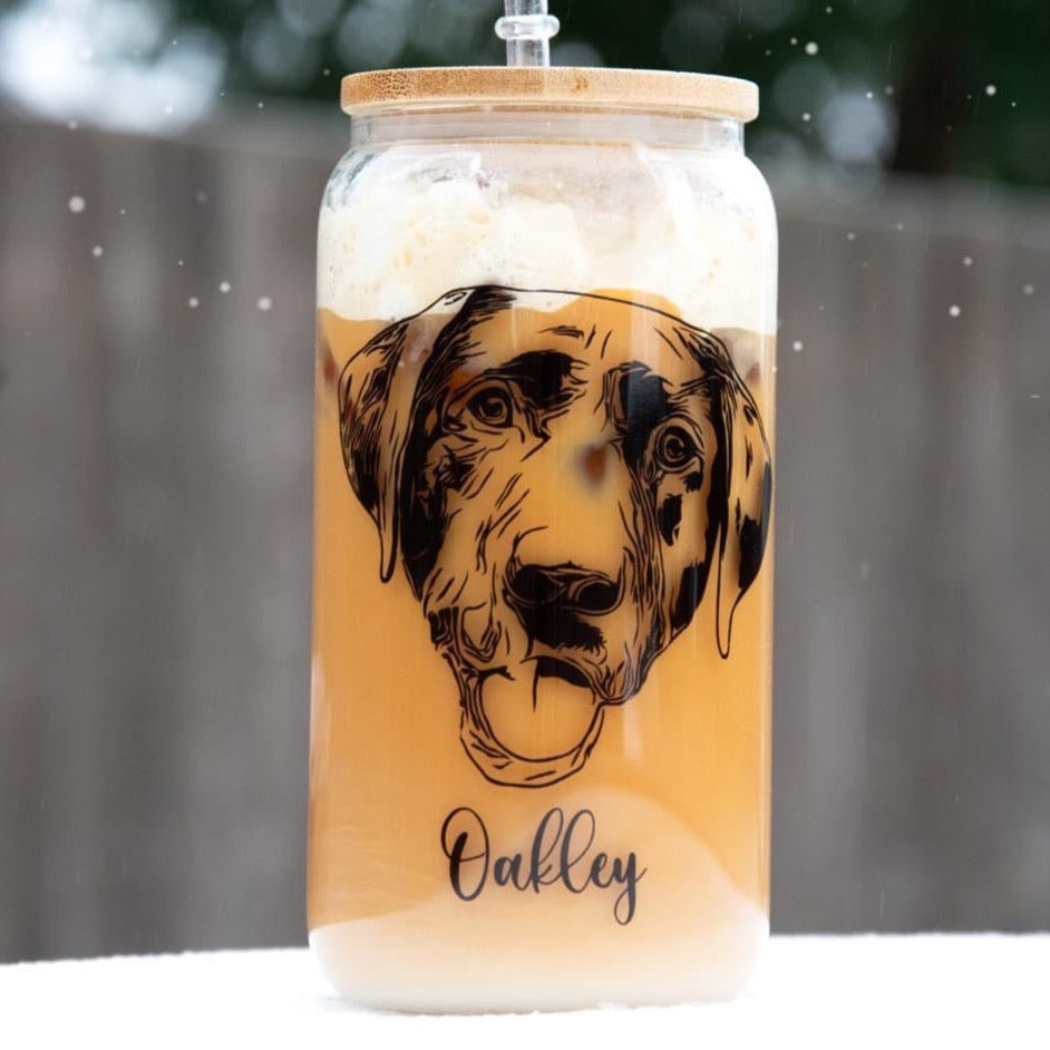 Custom Pet Beer Can Glass – Spoiled Dog Co.