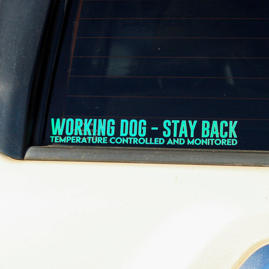 "Working Dog" Decal