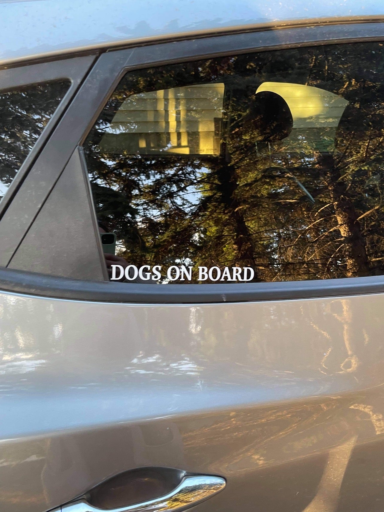 "Dogs on Board" Emergency Vehicle Decal